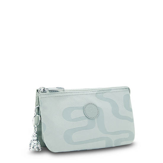 Kipling Creativity Large Printed Pouch Táska Türkiz | HU 2097UZ